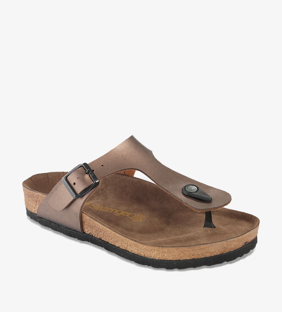 Slazenger Terlik Bronz Slazenger Luke Parmak