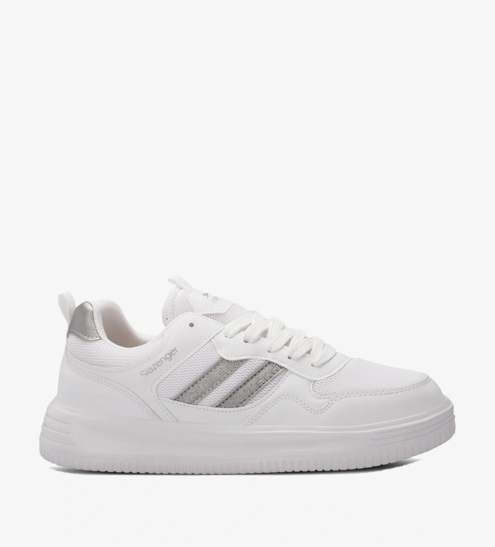 Slazenger Beyaz Gri Slazenger Mega