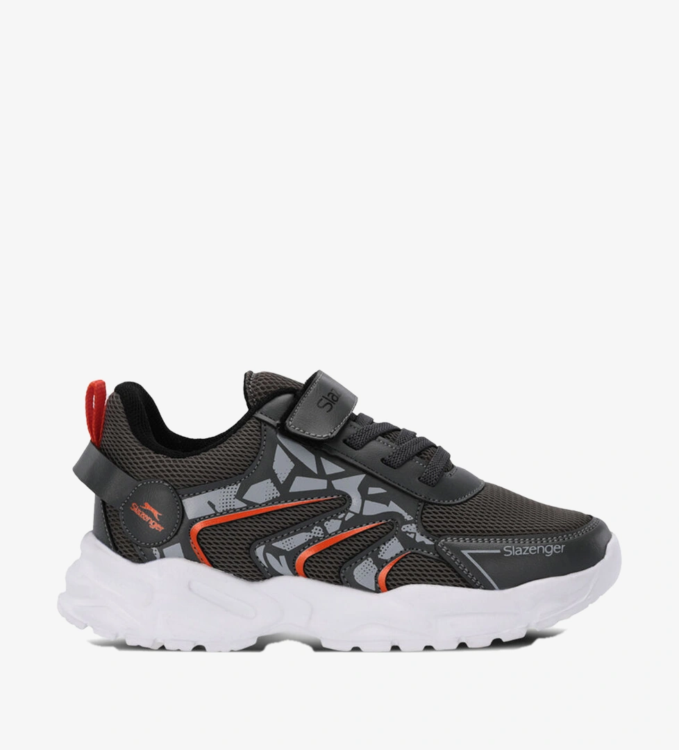 Slazenger Çocuk Cırt Cırtlı Koyu Gri Slazenger Kanner Cirt