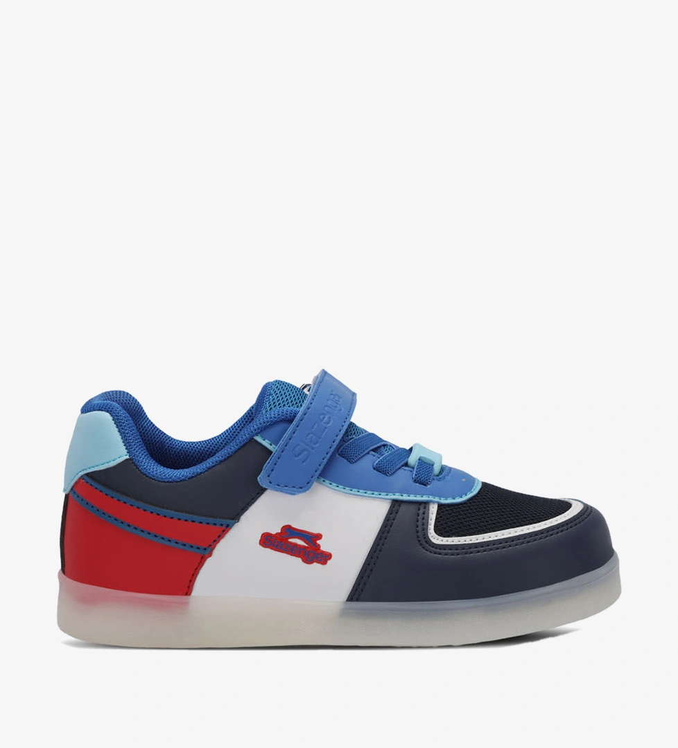 Slazenger Çocuk Cırt Cırtlı Lacivert Beyaz Slazenger Perle Cirt