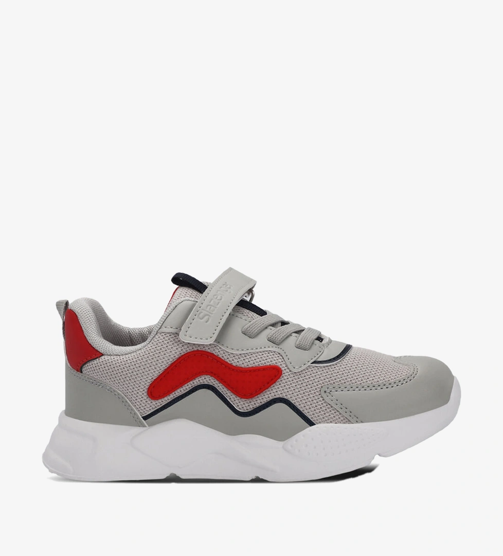 Slazenger Çocuk Cırt Cırtlı Gri Slazenger Peso Cirt