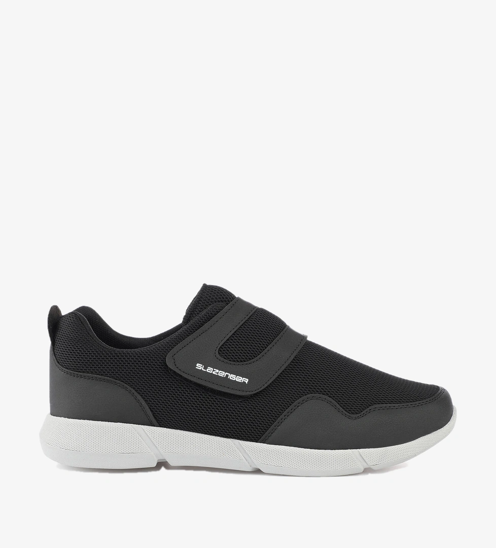 Slazenger Cırt Cırtlı Siyah Koyu Gri Slazenger Aca Büyük