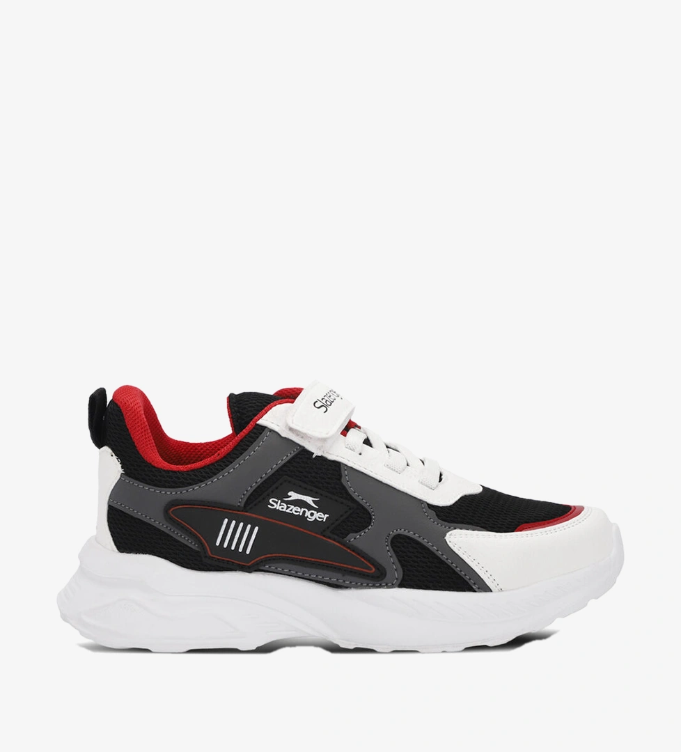 Slazenger Çocuk Cırt Cırtlı Beyaz Siyah Slazenger Kemba Cirt
