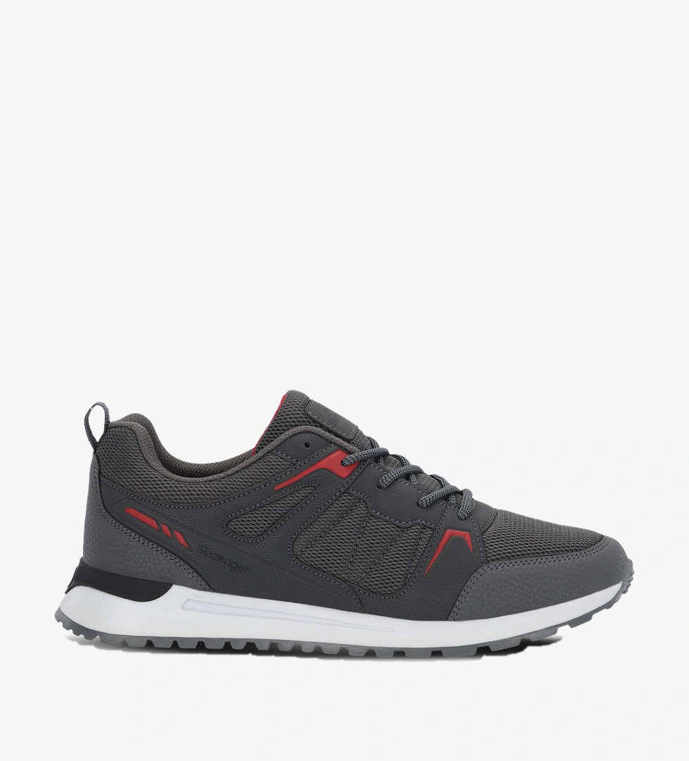 Slazenger Koyu Gri Kırmızı Slazenger Oryon
