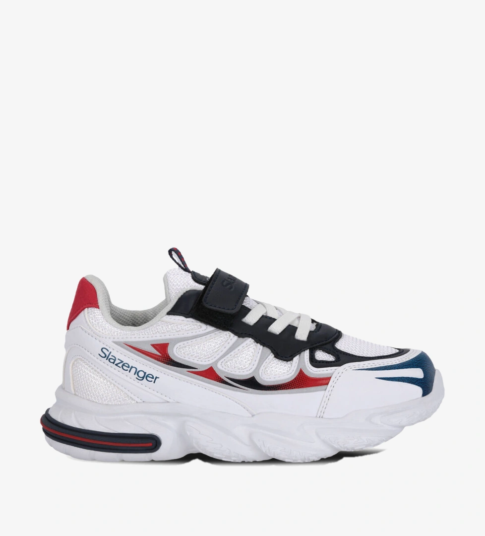 Slazenger Çocuk Cırt Cırtlı Beyaz Lacivert Slazenger Kufa Cirt