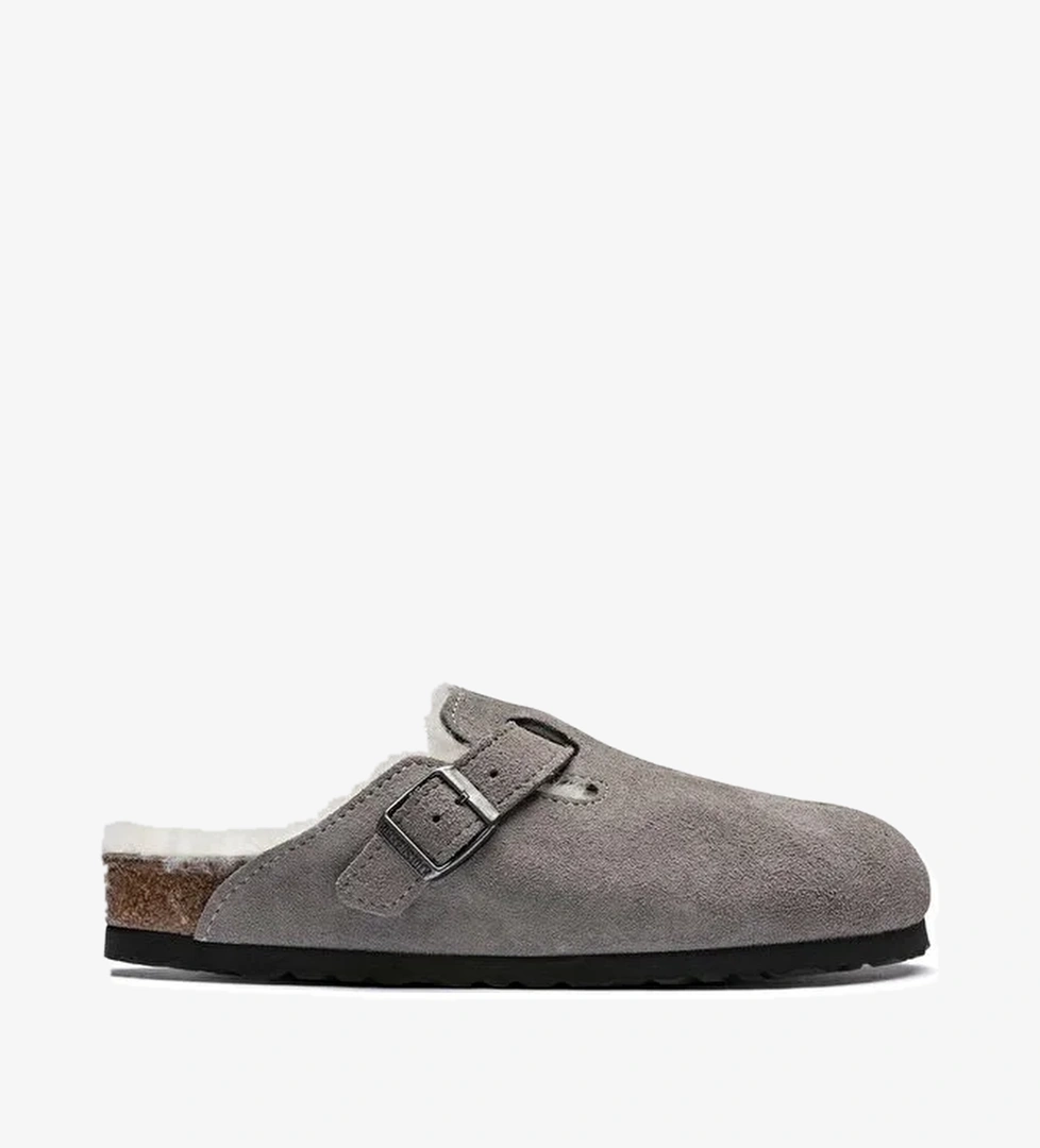 Birkenstock Boston Fur Vl Laf - Görsel 1