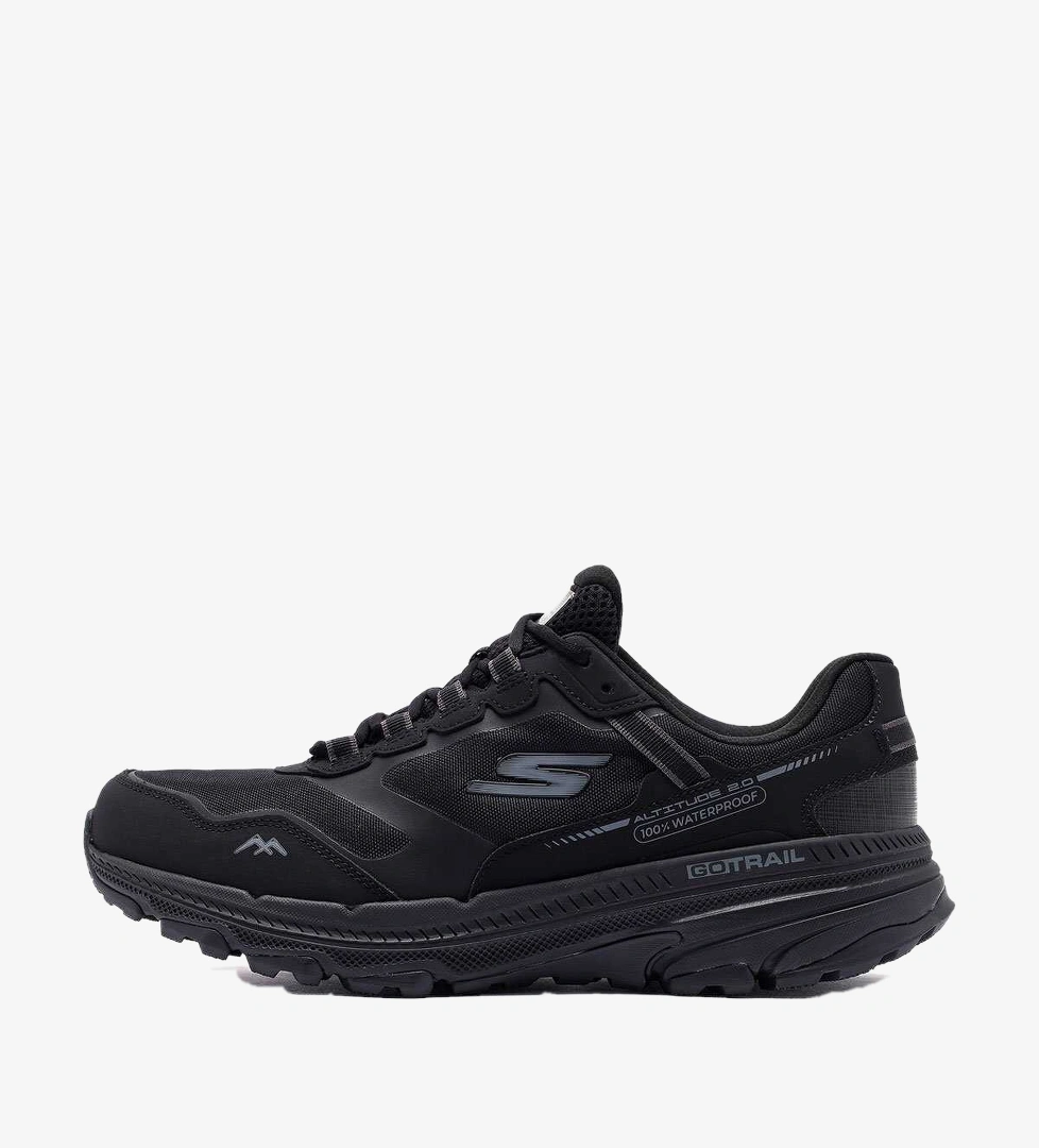 Erkek Erkek Go Run Trail Altitude 2.0 Ayakkabı 220757 BBK Siyah