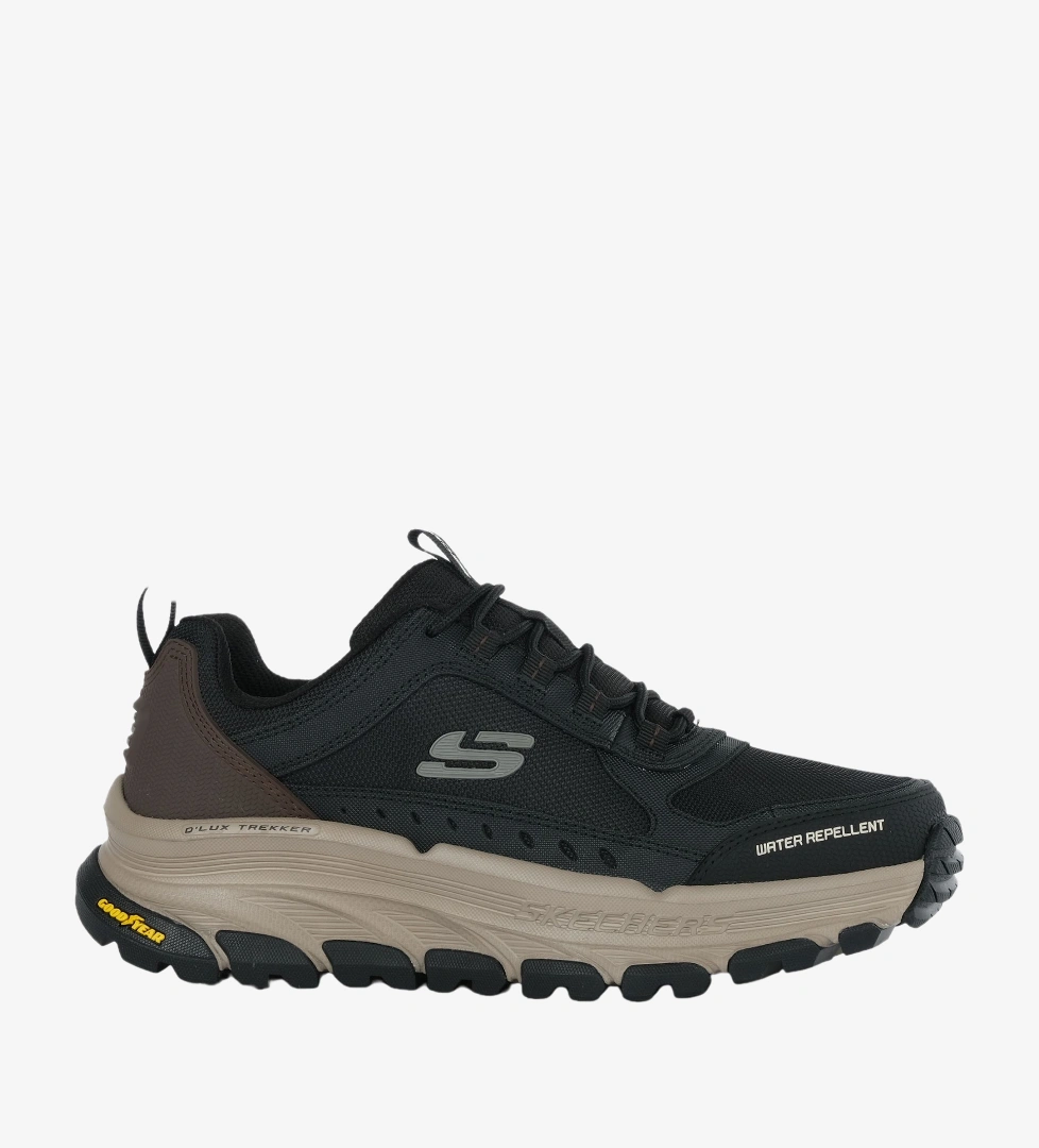 Skechers D'Lux Trekker Erkek Siyah Outdoor Ayakkabı (237565-BKNT)