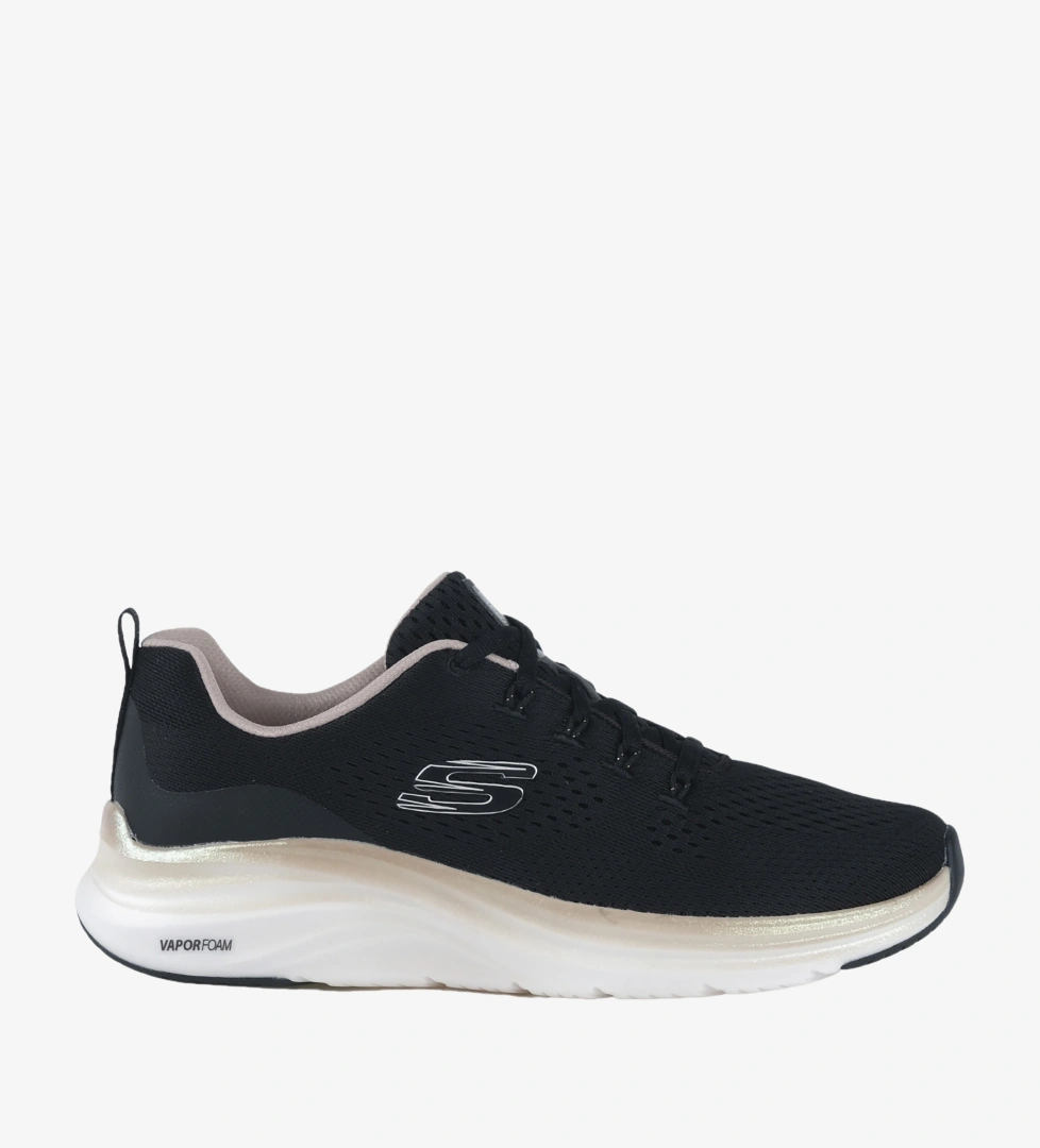 Skechers Vapor Foam Midnight Glimmer Kadın Siyah Spor Ayakkabı (150025-BKRG)