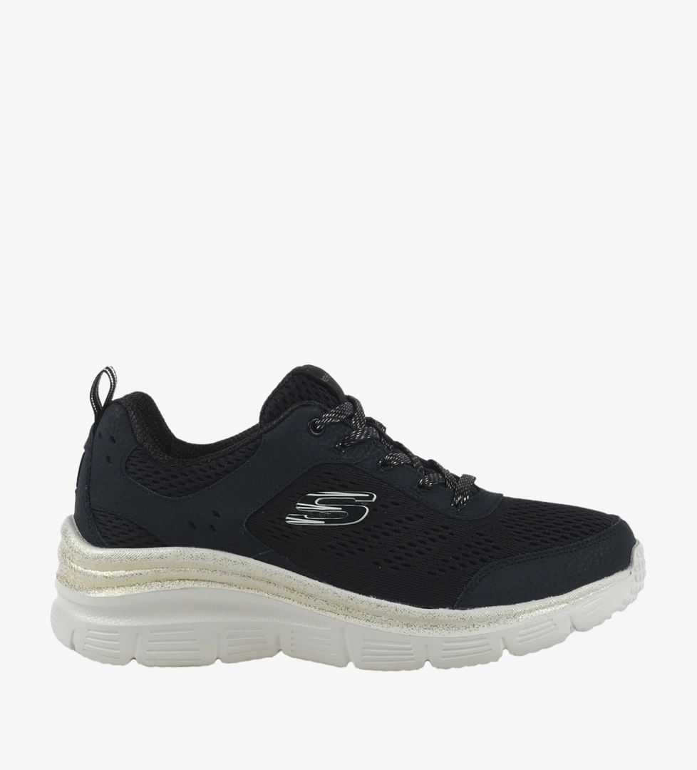 Skechers Fashion Fit Kadın Siyah Spor Ayakkabı (896294TK-BKGD)