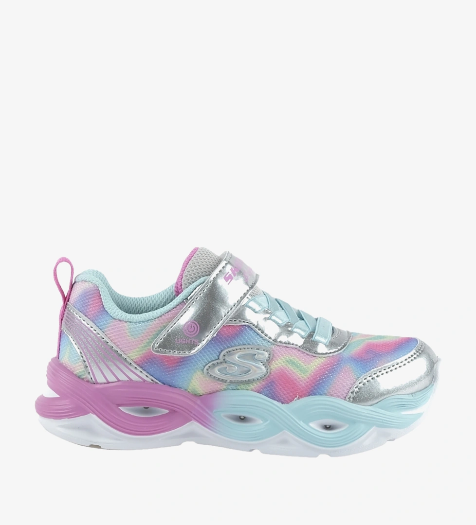 Skechers Twisty Glow Çocuk Işıklı Spor Ayakkabı (303716L-SMLT)