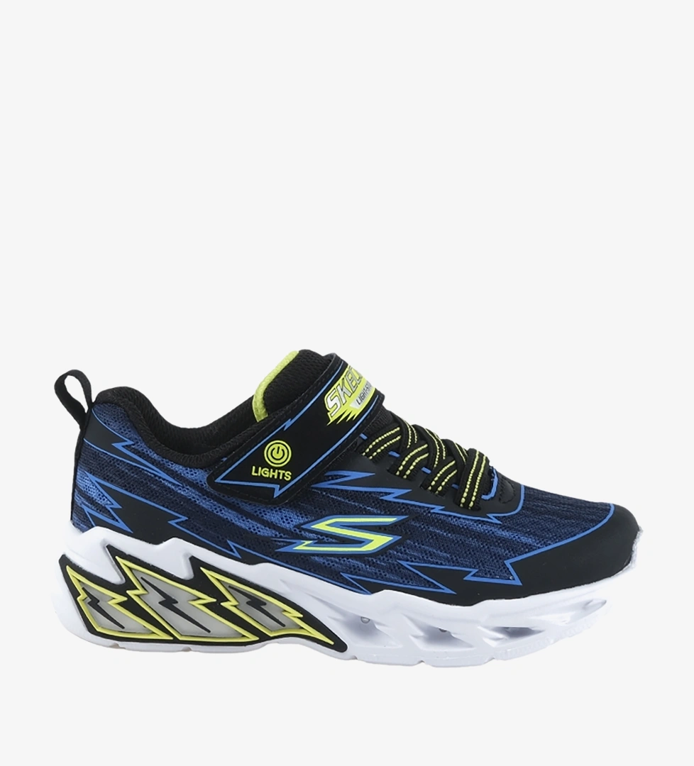 Skechers Light Storm 2.0 Çocuk Siyah Işıklı Spor Ayakkabı (400149L-BKBL)