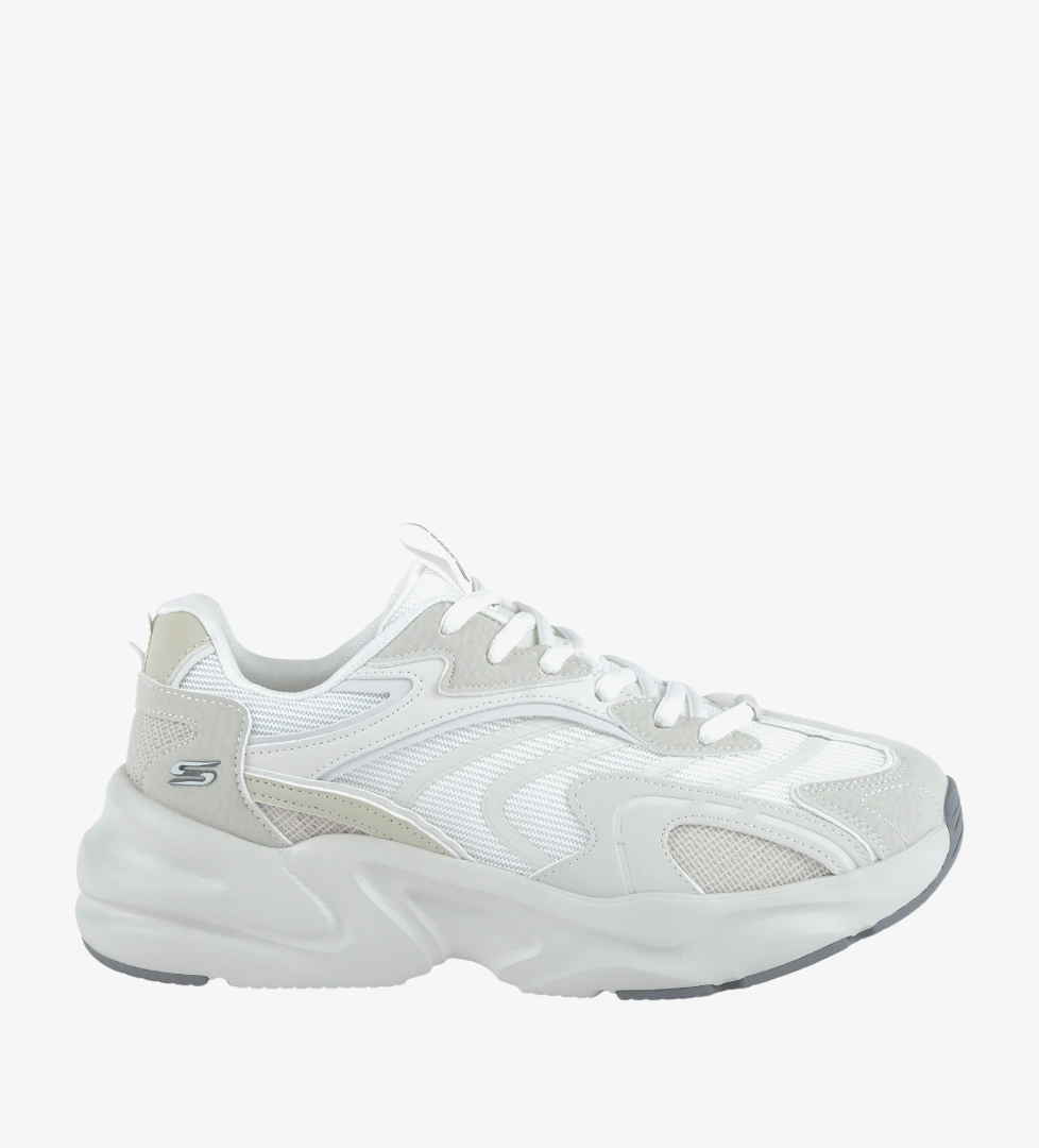 Skechers Bobs Bamina 2 Erkek Beyaz Spor Ayakkabı (118326-WNT)