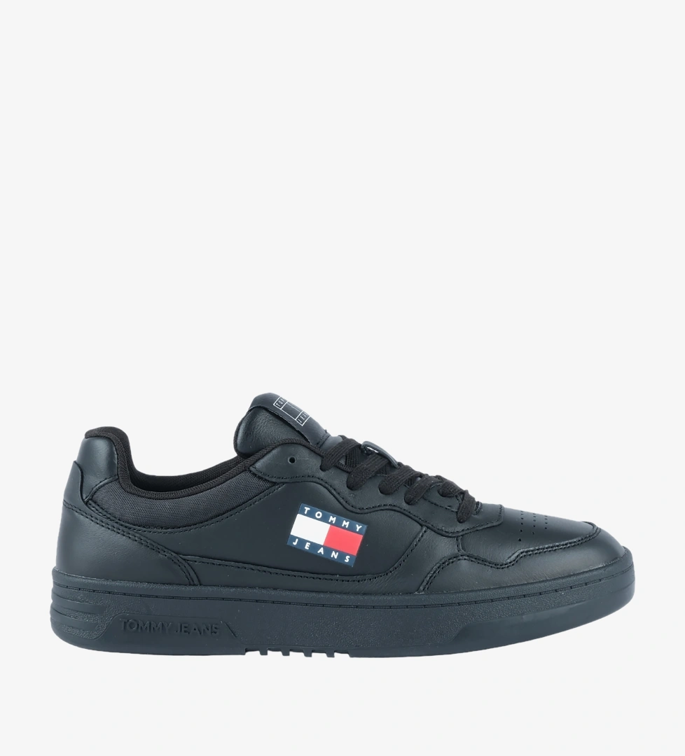 Tommy Hilfiger Cupsole Erkek Siyah Spor Ayakkabı (EM0EM01443-BDS)