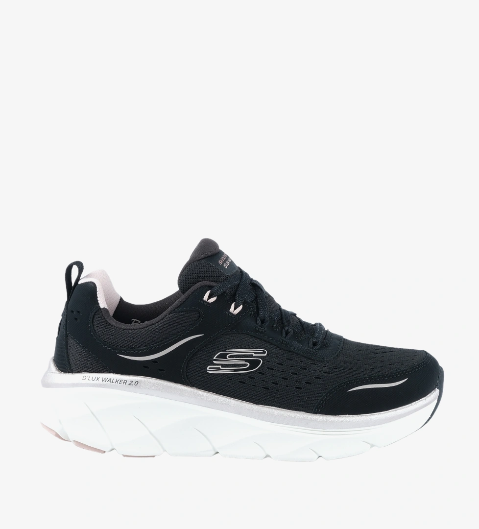 Skechers D'lux Walker 2.0 Kadın Siyah Spor Ayakkabı (150103-BKRG)