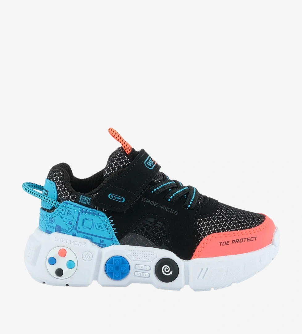 Skechers Lil Gametronix Bebek Siyah Spor Ayakkabı (402262N-BKMT)