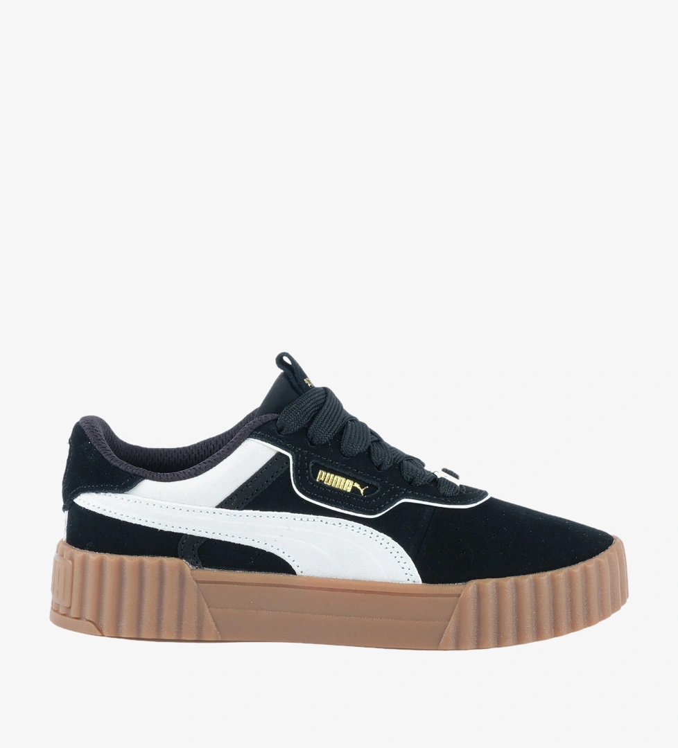 Puma Puma Carina 3.0 Luxe Suede Kadın Siyah Spor Ayakkabı (400725-03) Sporjinal'da! Siyah - 1. görsel