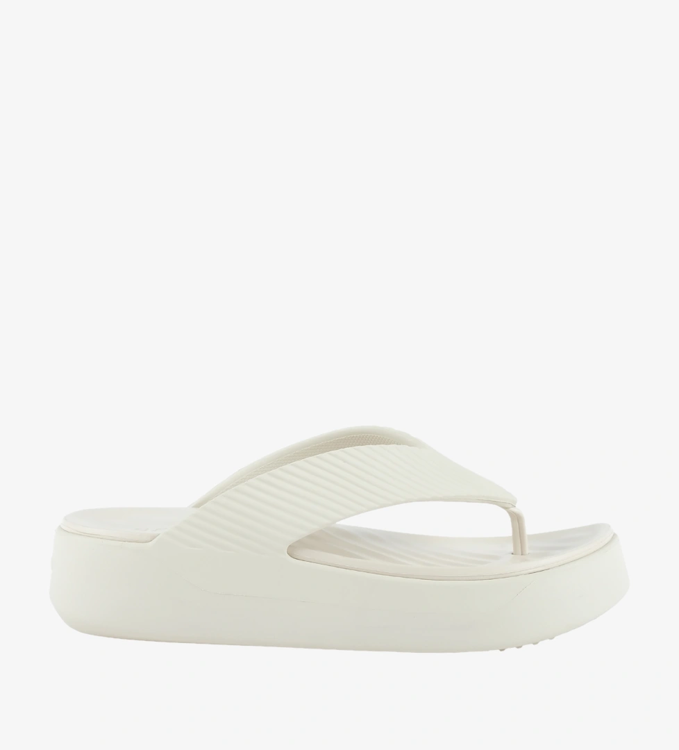 Crocs Getaway Groove Kadın Krem Parmak Arası Terlik (210700-0LH)