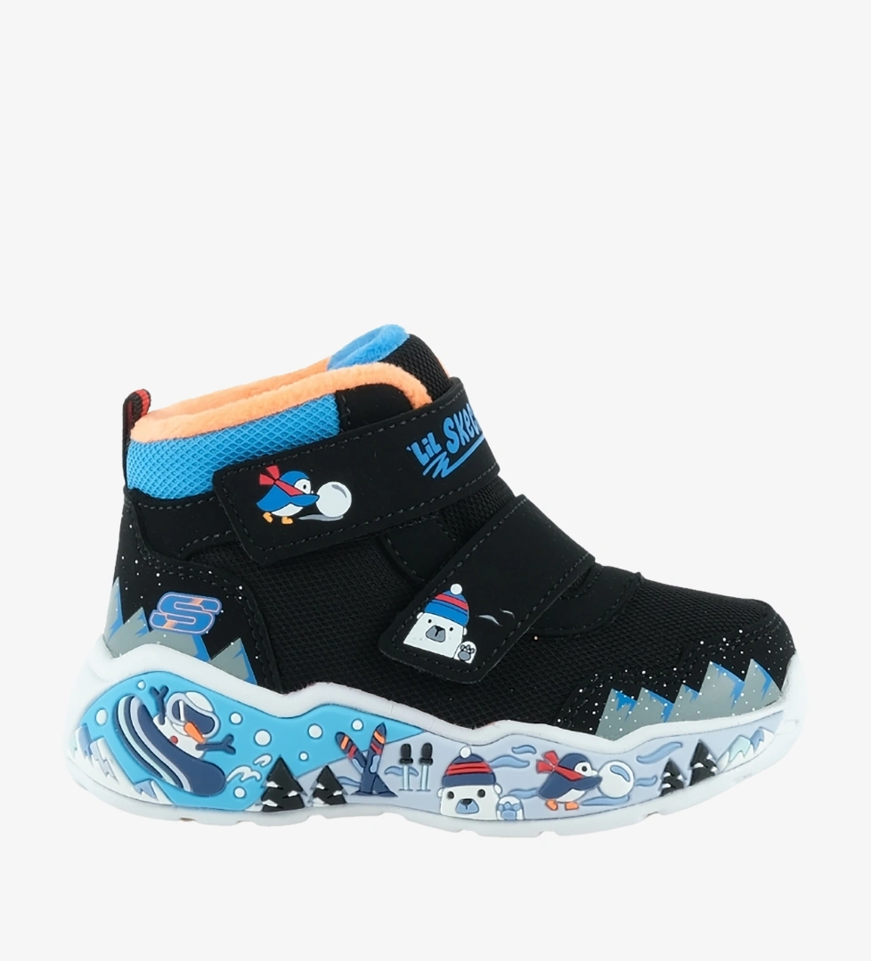 Skechers Play Scene Bebek Siyah Bot (407319N-BKMT)