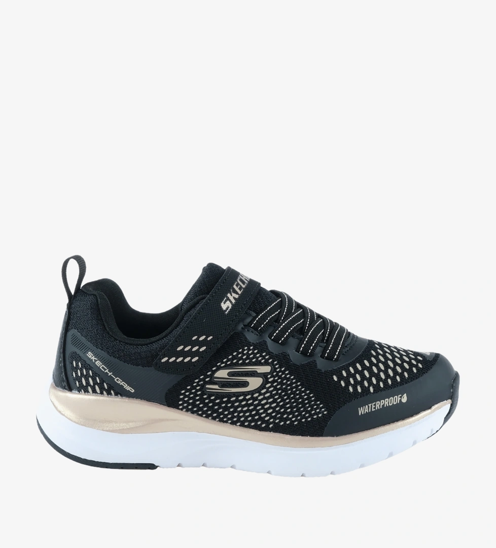 Skechers Ultra Groove Çocuk Siyah Spor Ayakkabı (302393L-BKGD)