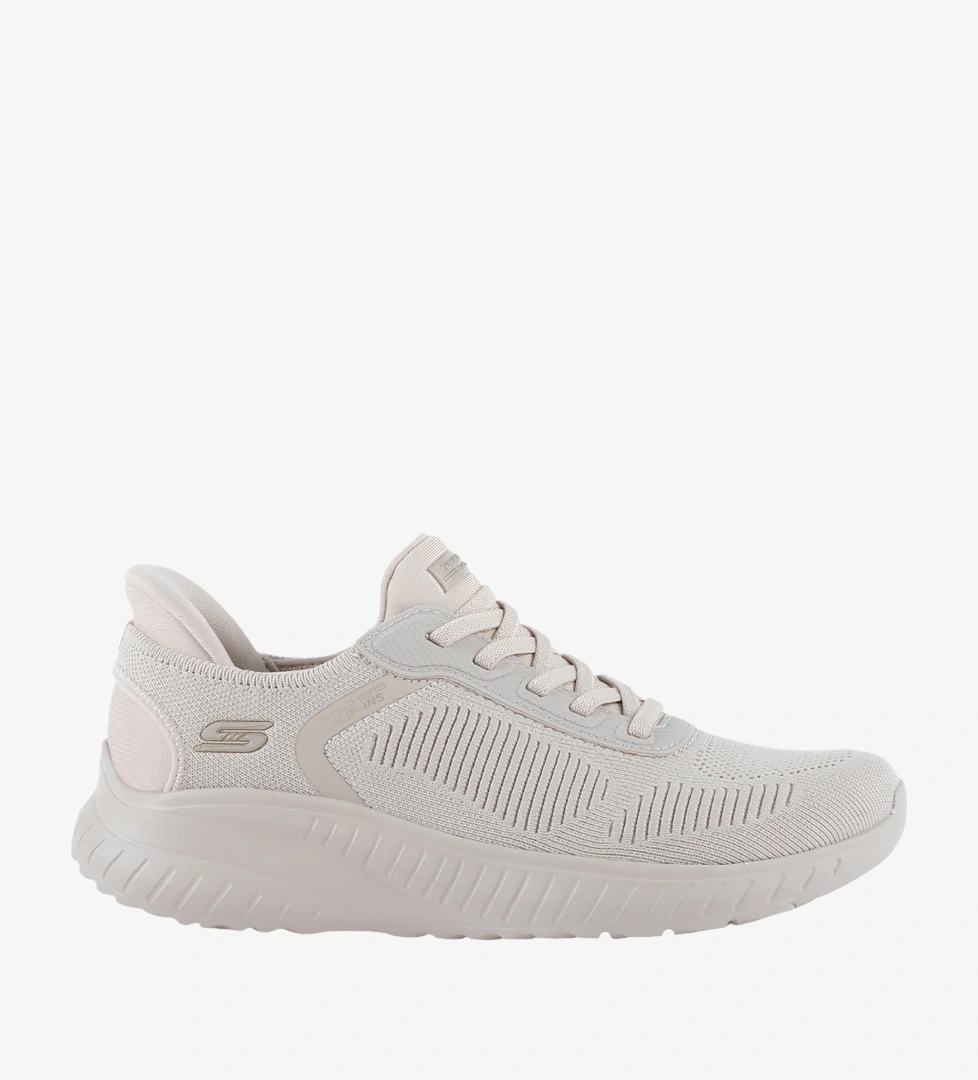 Skechers Bobs Squad Chaos Kadın Bej Spor Ayakkabı (117497-NAT)