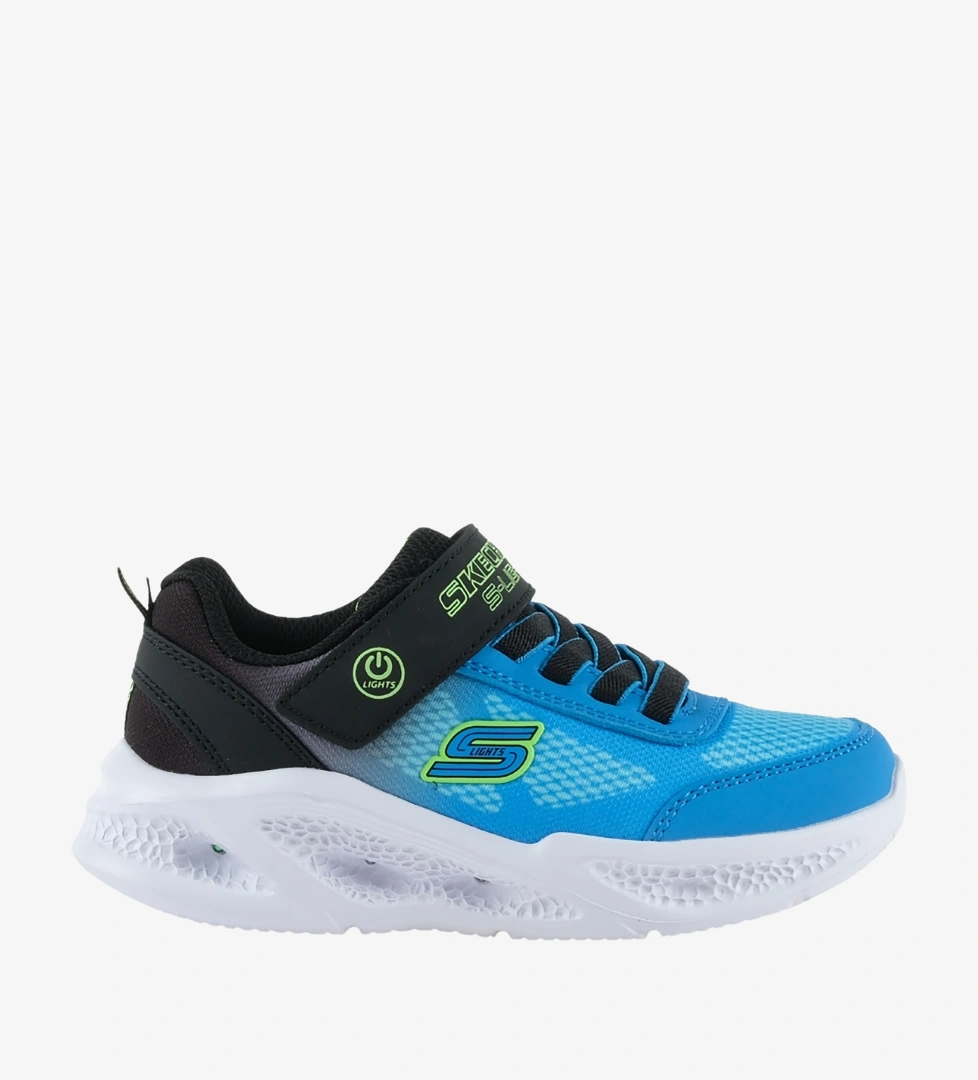 Skechers Meteor Lights Çocuk Işıklı Spor Ayakkabı (401495L-BKBL)