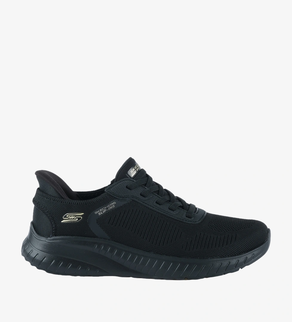 Skechers Bobs Squad Chaos Current Muse Kadın Siyah Spor Ayakkabı (117497-BBK)