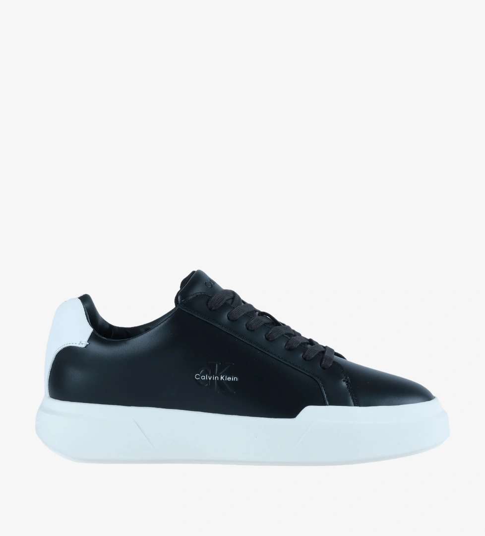 Calvin Klein Chunky Cupsole Erkek Siyah Deri Ayakkabı (YM0YM01344-0GM)