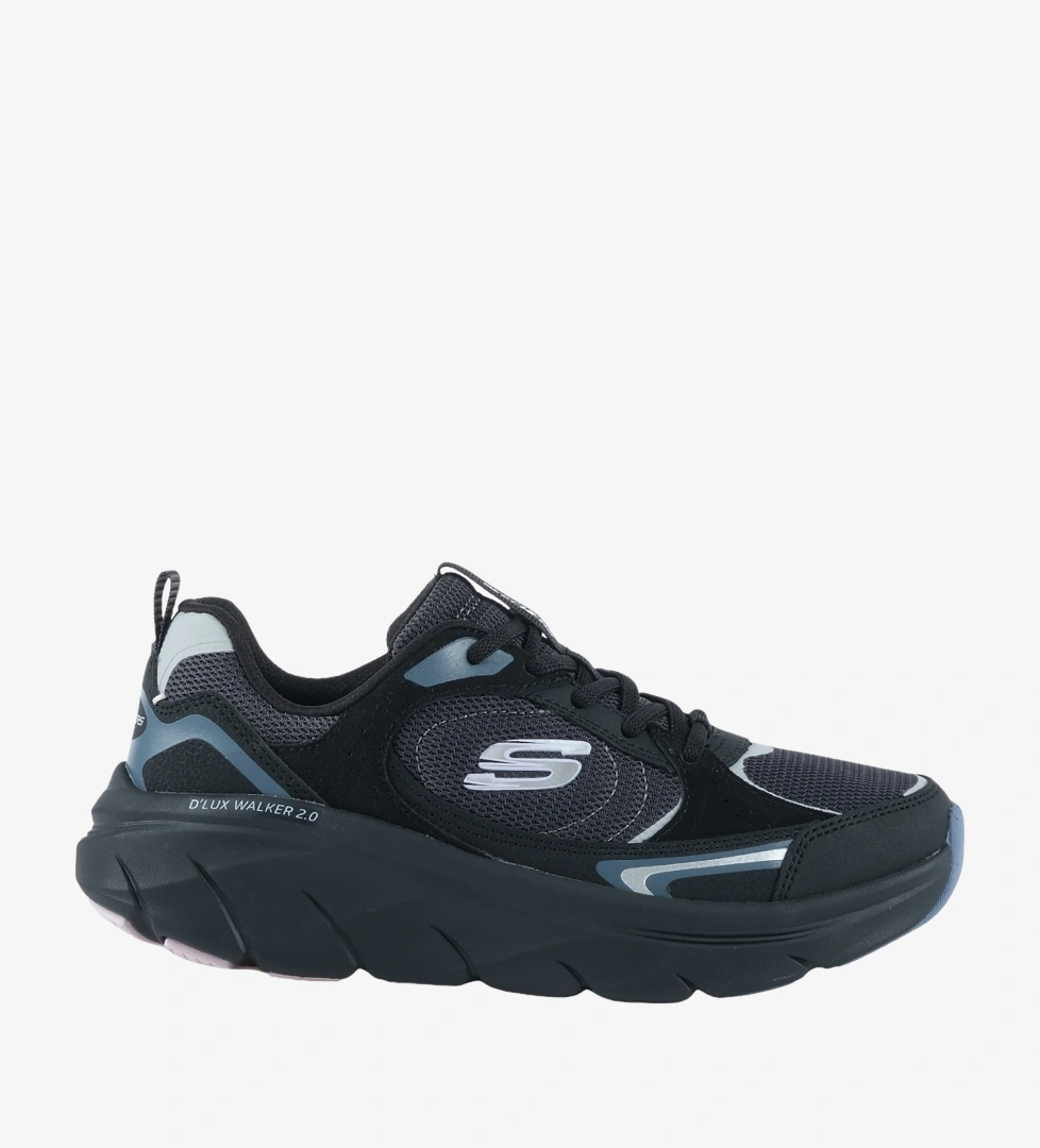 Skechers D'Lux Walker 2.0 Kadın Siyah Spor Ayakkabı (150008-BBK)
