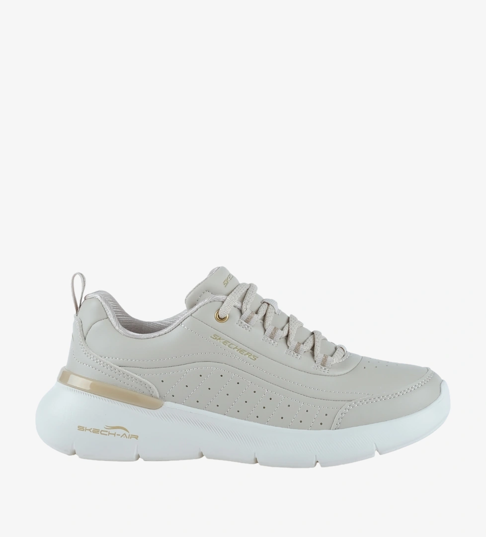 Skechers Skech Air Dynamight 2.0 Kadın Krem Spor Ayakkabı (150373TK-NTGD)