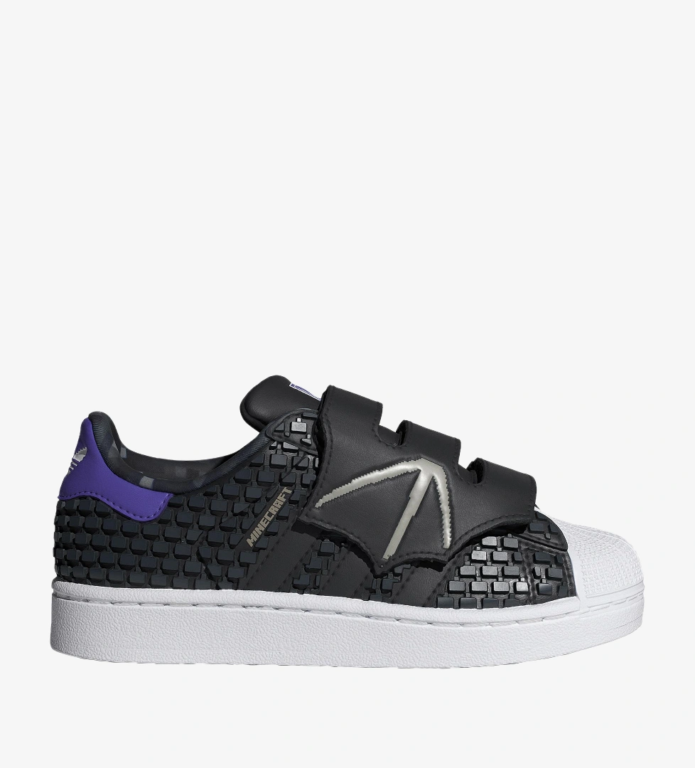 adidas Minecraft Superstar II Çocuk Siyah Spor Ayakkabı (IH1739)