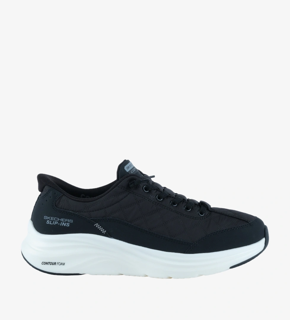 Skechers Contour Foam Cozy Fit Erkek Siyah Spor Ayakkabı (232619-BKW)