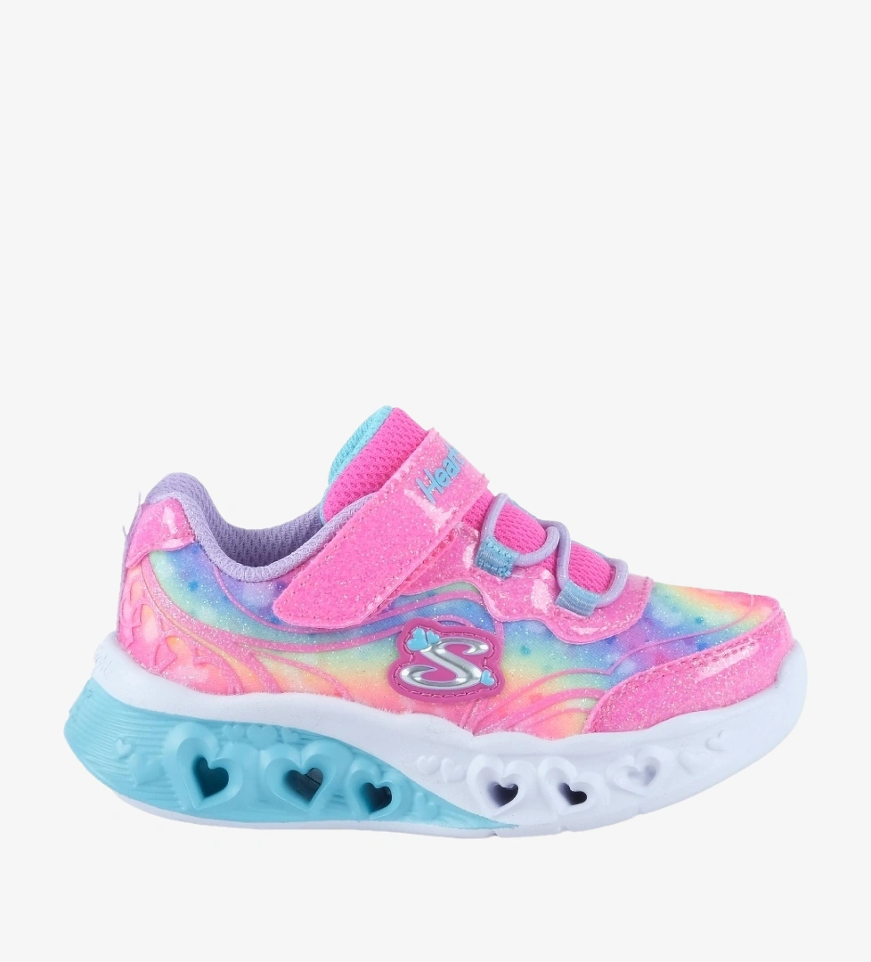 Skechers Flutter Heart Lights Bebek Pembe Işıklı Spor Ayakkabı (303253N-HPLV)