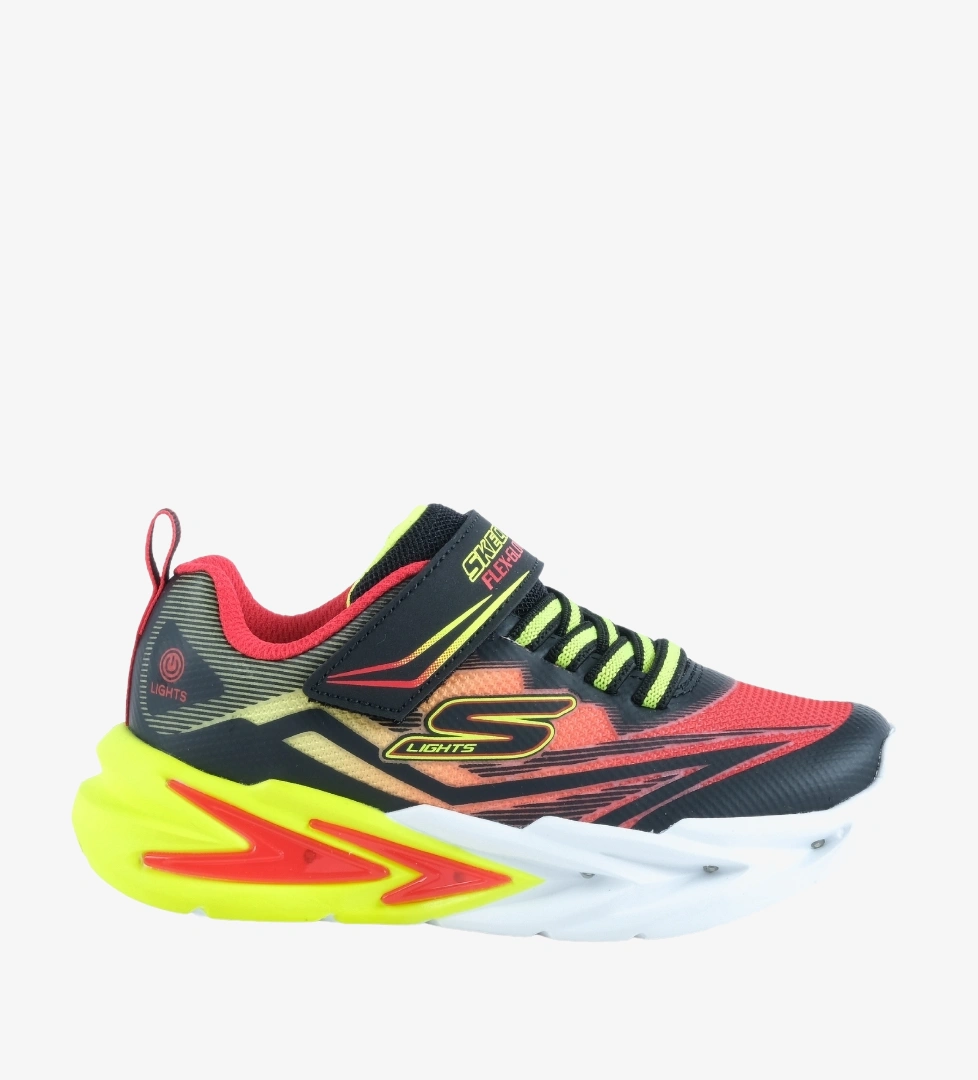 Skechers Flex Glow Ultra Çocuk Işıklı Spor Ayakkabı (400139L-BKRD)