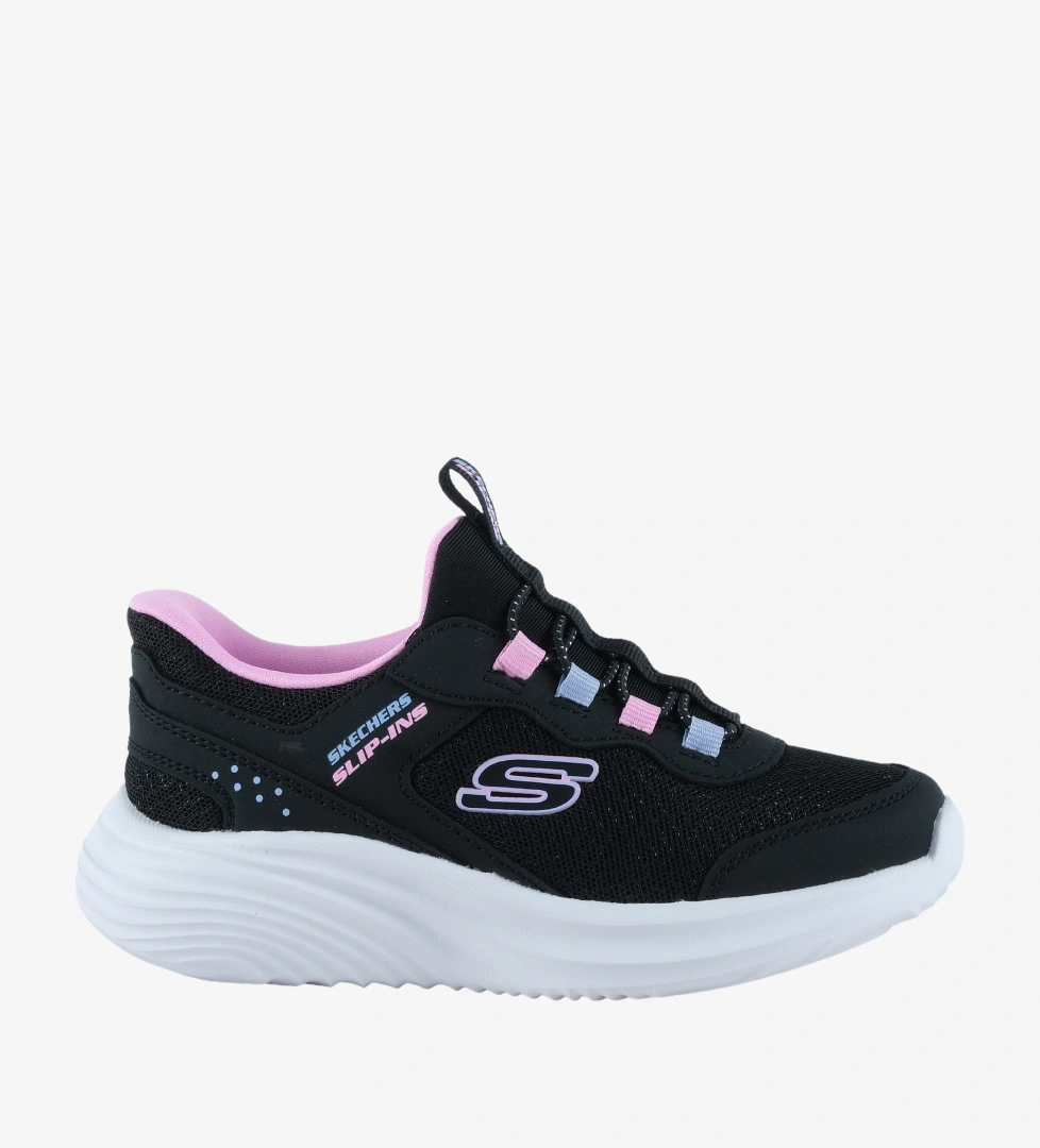 Skechers Bounder Pro Çocuk Siyah Spor Ayakkabı (303690L-BLK)