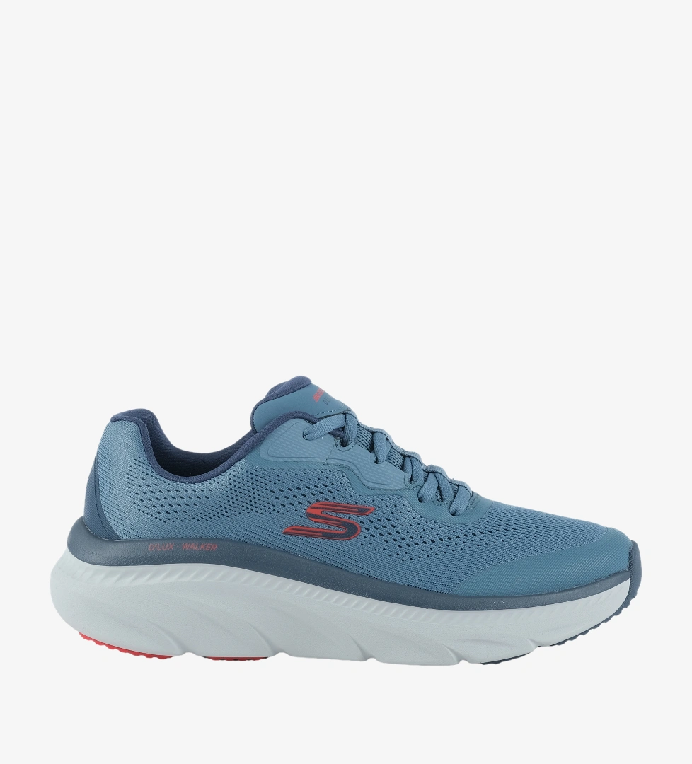 Skechers D'Lux Walker 3.0 Erkek Mavi Spor Ayakkabı (233247-BLRD)