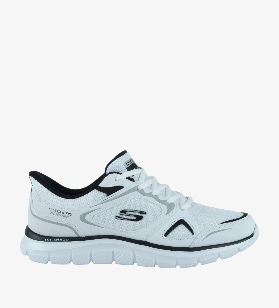 Skechers Track Ezral Erkek Beyaz Spor Ayakkabı (233039TK-WBK)
