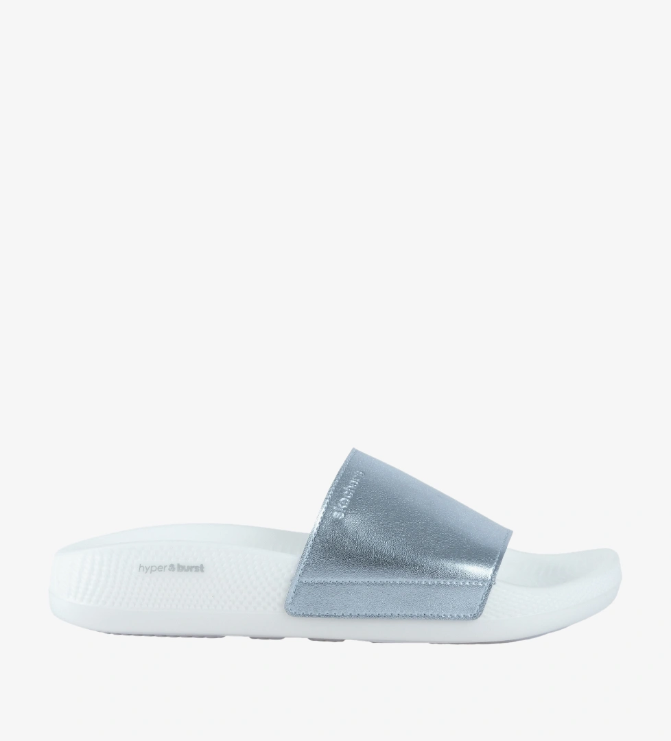 Skechers Hyper Slide Shine On Kadın Terlik (140431-SIL)