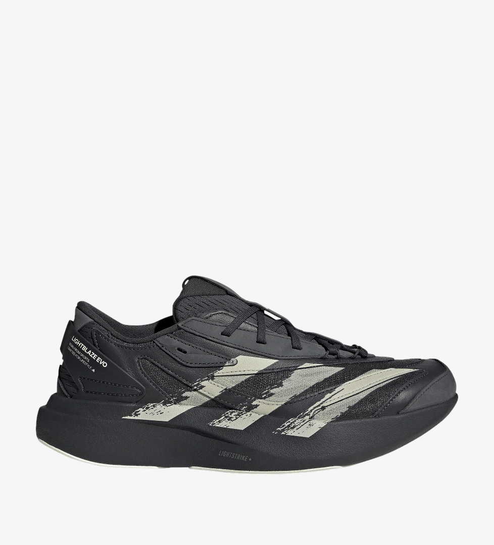 adidas Lightblaze Evo Brushed Erkek Siyah Koşu Ayakkabısı (KJ3054)