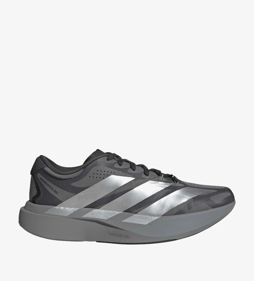 adidas Adizero Evo SL Exo Erkek Gri Koşu Ayakkabısı (KJ0428)