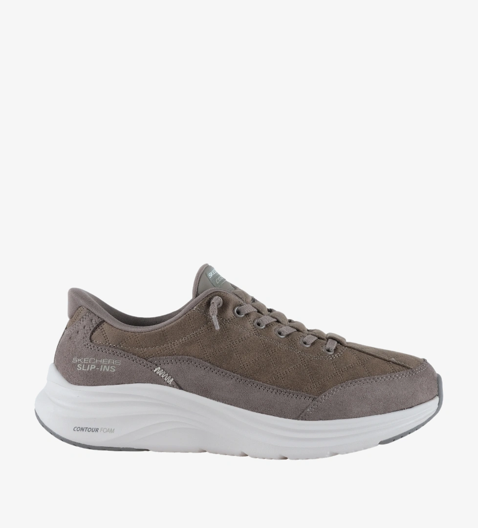 Skechers Contour Foam Erkek Bej Spor Ayakkabı (233290-DKTP)