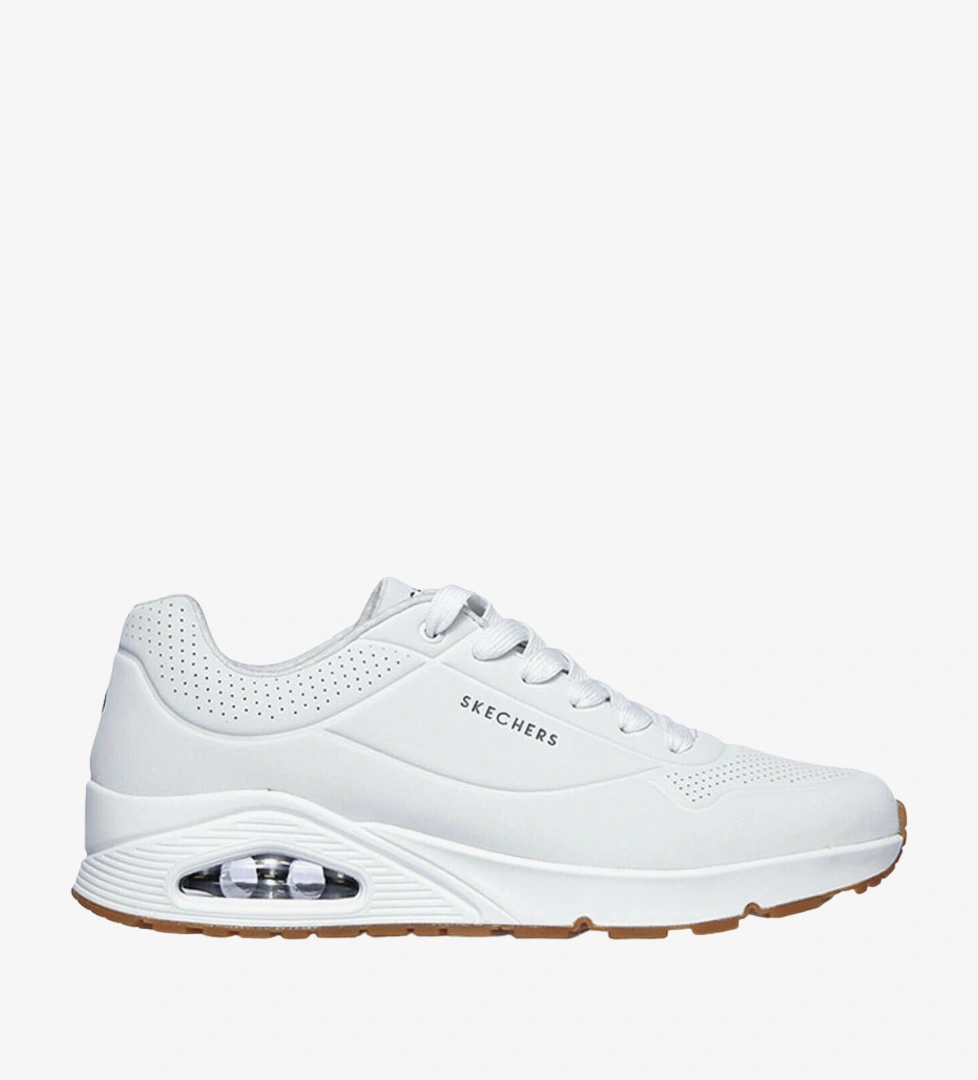 Skechers Uno Stand On Air Erkek Beyaz Spor Ayakkabı (52458-WHT)