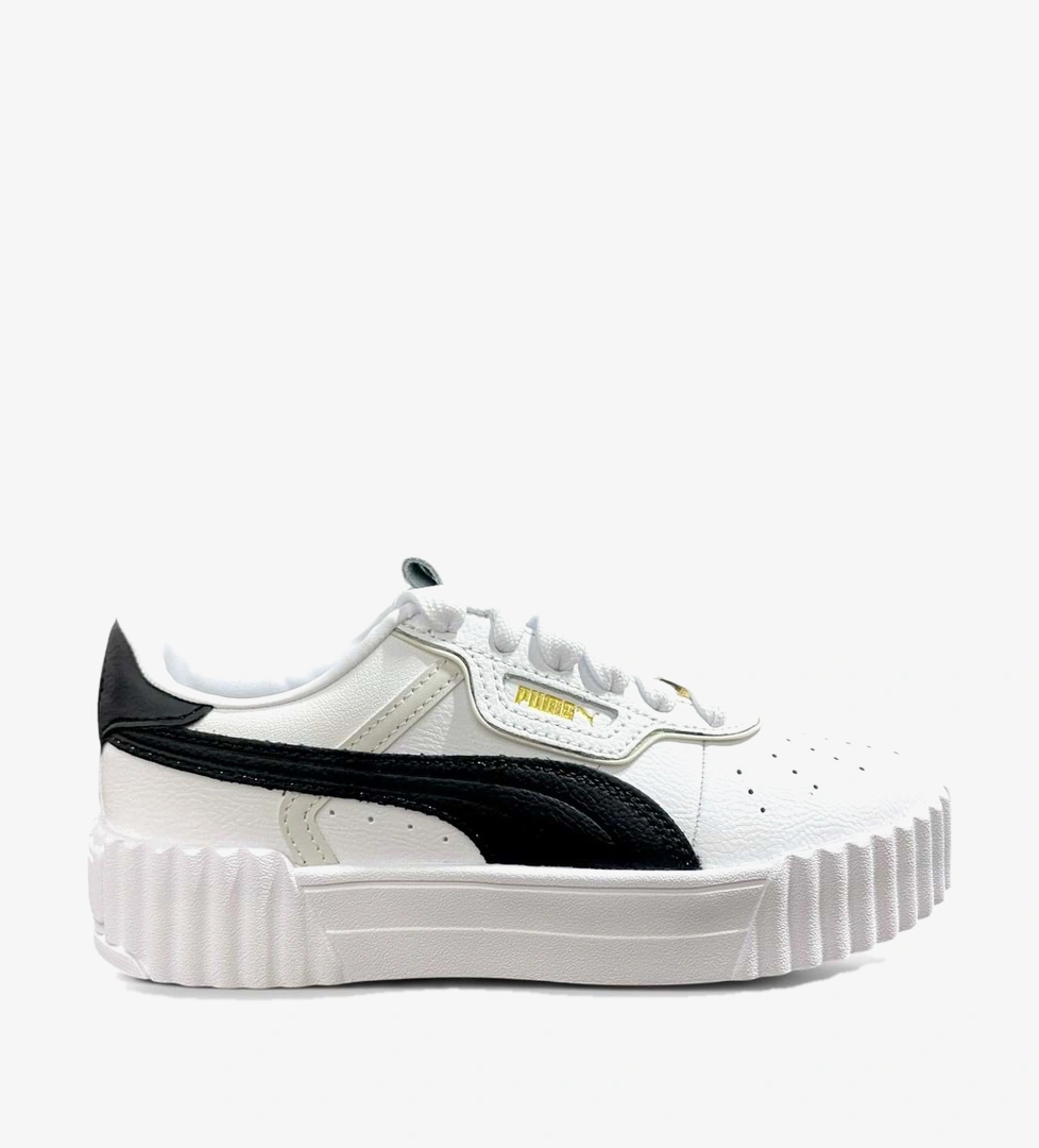 Puma Carina 0.3 Luxe 400724 03 Kadın Spor Ayakkabı - Beyaz-Siyah