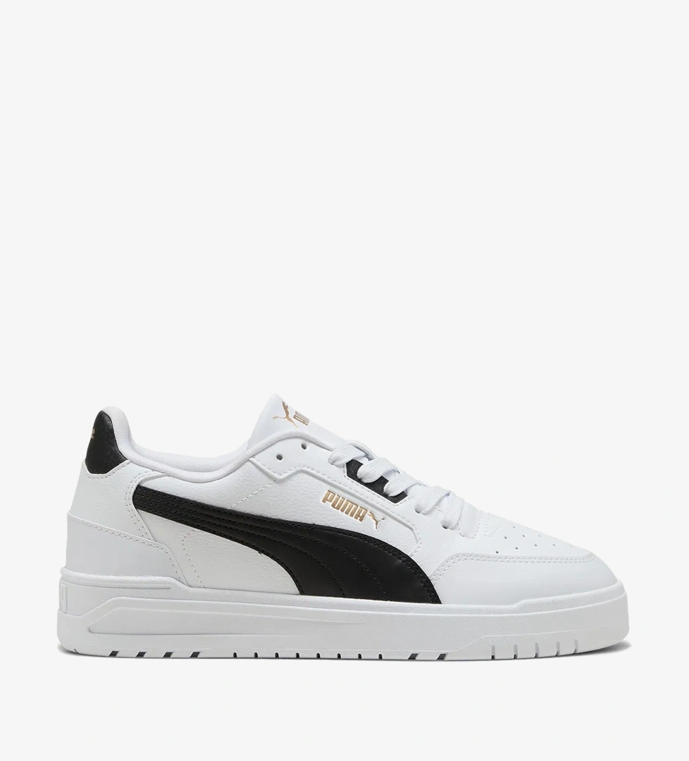 Puma Shuffle Downtown Erkek Spor Ayakkabı 402596 02 - Beyaz-Siyah