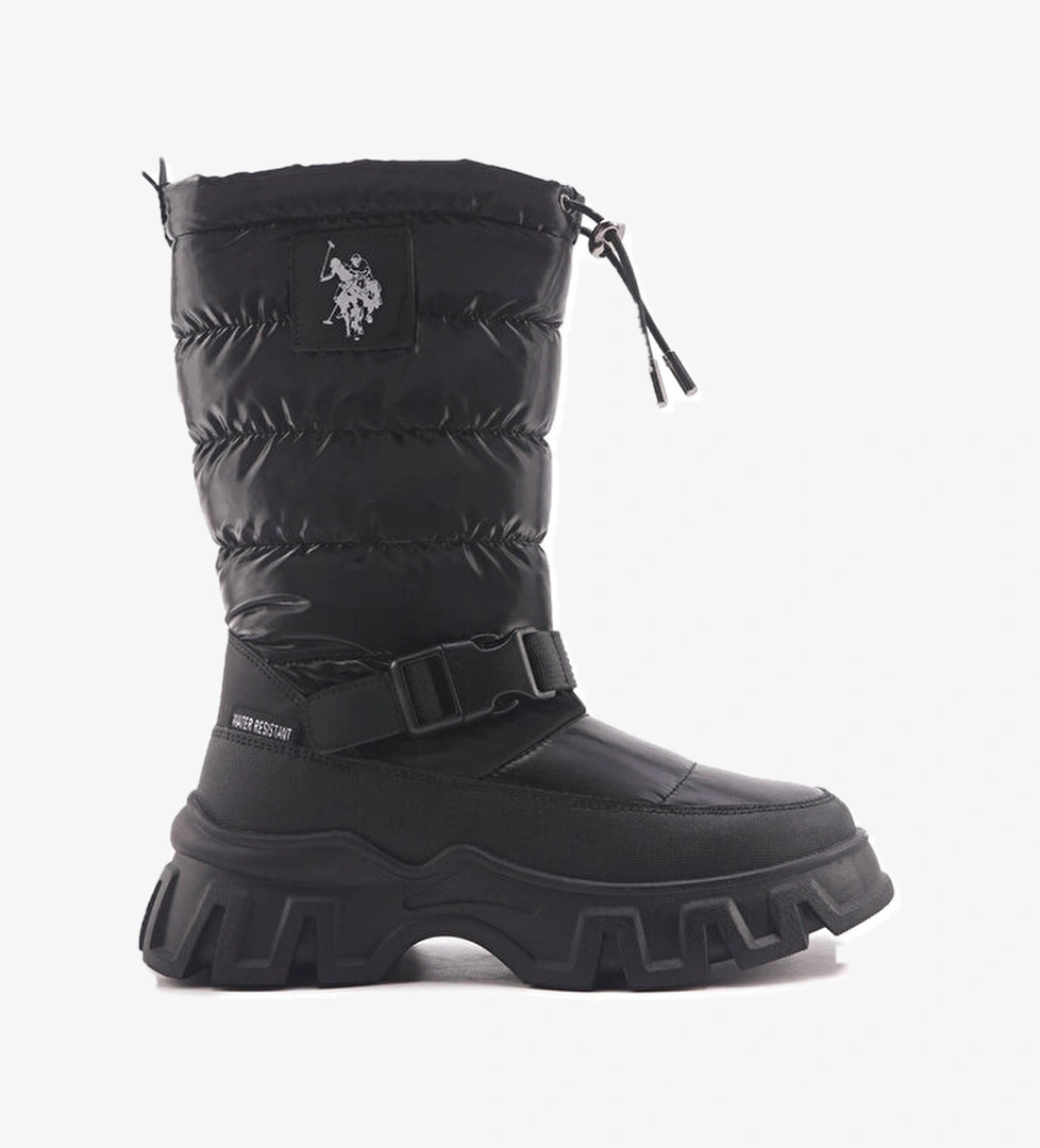 U.S. Polo Assn. Poretta Kız Çocuk Siyah Bot - Görsel 1