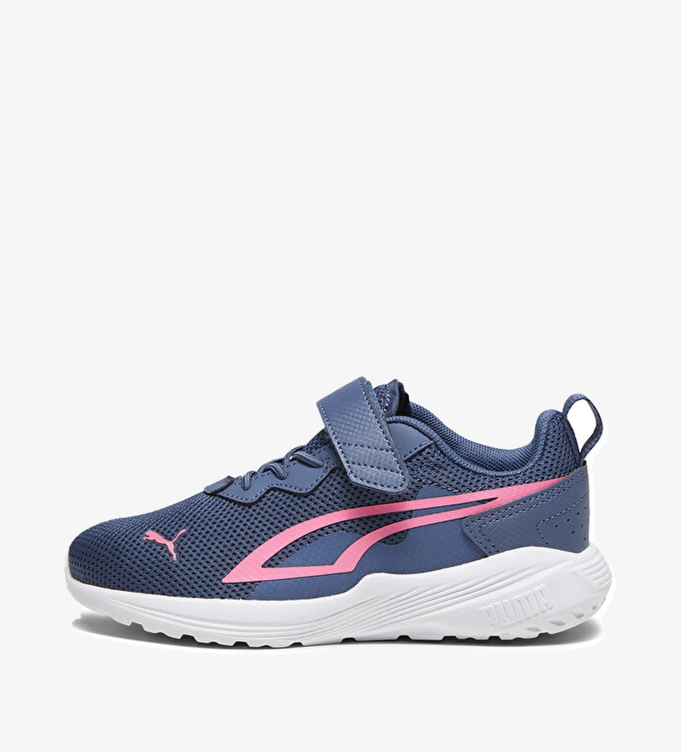 Puma All Day Active Ac Çocuk Mavi Koşu Ayakkabısı - Görsel 1