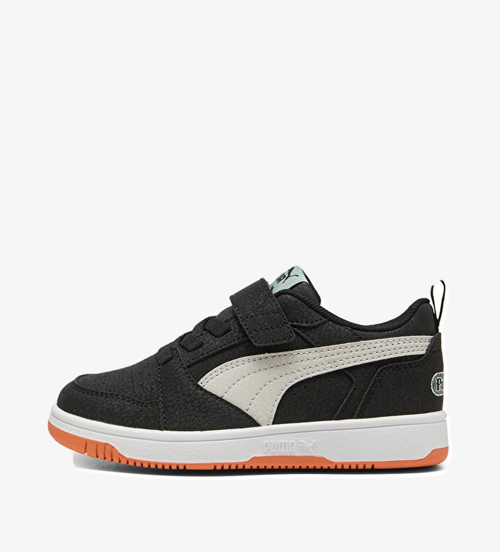 Puma Rebound V6 Lo Mid 90s Ac Çocuk Siyah Sneaker - Görsel 1