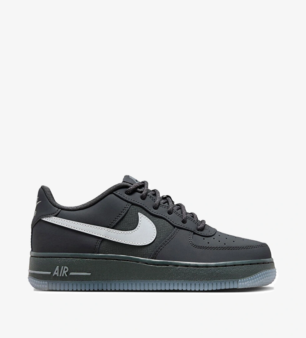 Nike Air Force 1 GS Çocuk Siyah Sneaker - Görsel 1