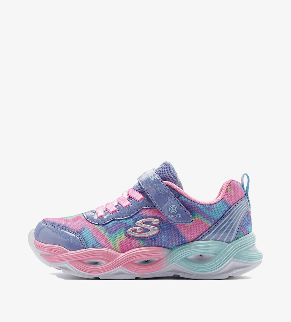 Skechers Twisty Glow Kız Çocuk Mor Spor Ayakkabı