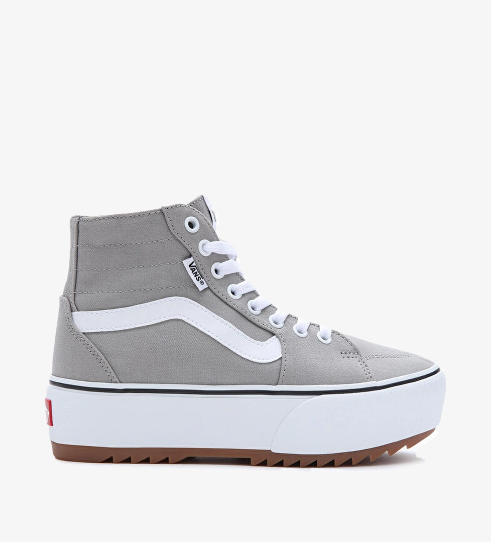 Vans Filmore Hi Tapered Platform St Kadın Gri Sneaker - Görsel 1